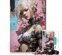 Urban Girl V Jigsaw Puzzle 1000 Mental Recall Game High Accuracy Cutting Craft Interactive Brain Challenge for Home (50x75cm)