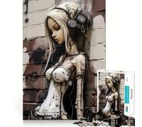 Urban Girl V Jigsaw Puzzles 1000 Pieces Focus Boost Fun Laser Cut for Flawless Fit Bonding Activity for Loved Ones (38x52cm)