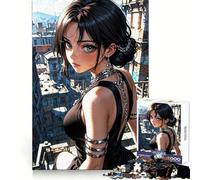 Urban Grace︰ Shadowed Elegance 1000 Pieces Jigsaw Puzzles for Teenagers Reasoning Practice Calm Recreation Premium Edges Thoughtful Gift (38x52cm)