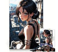 Urban Grace︰ Shadowed Elegance Jigsaw Puzzle for Teenagers 1000 Pieces Intellectual Fun Mind Calming Fun Fine Cut Winter Gift (50x75cm)