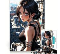 Urban Grace︰ Shadowed Elegance Jigsaw Puzzles 1000 Recall Fun Play Burr Free Clean Cut Pieces Portable Travel Friendly Fun Game (38x26cm)