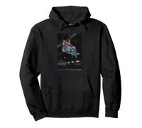 URBAN GRAFFITI BASKETBALL HOOP IN OLD FACTORY HALL Pullover Hoodie