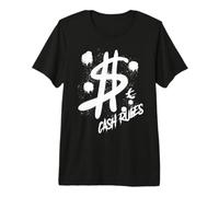Urban Graffiti Cash Rules 90s Hip Hop Premium T-Shirt