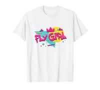 Urban Graffiti Fly Girl 80s 90s Old School Hip-hop Girl T-Shirt