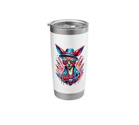 Urban Graffiti Fox Lover Stuff Street Art Fox Stainless Steel Insulated Tumbler