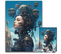 Urban Harmony Puzzles 1000 Pieces for Adults Wooden Puzzles Adult Game Gift Family Interactive Game Brain Challenge Gift 1000 PCS(75x50cm)