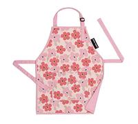 Urban Infant Little Helper Kids Apron - Children's Cooking Art Gardening - Great Gift for Toddler Boys and Girls - Poppies - Medium