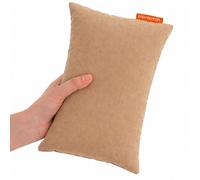 Urban Infant Pipsqueak Small Pillow - Mini 11 x 7 in - Tiny Pillow for Travel, Dogs, Toddlers, Kids, Lumbar, Knees and Neck - Khaki