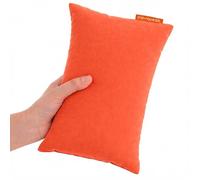 Urban Infant Pipsqueak Tiny | Small Pillow with Name Tag - Mini Size 11" x 7" x 2.5" - Machine Washable - Great for Little Kids, Travel, Neck, Lumbar, Dogs, Preschool and Daycare - Orange