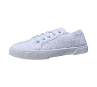 Urban Jacks Zita Women’s Canvas Trainers Broderie Anglaise-White-4
