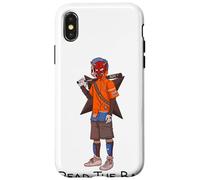 Urban Japanese Anime Devil Masked Read The Bat Warrior Case for iPhone X/XS