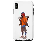 Urban Japanese Anime Devil Masked Read The Bat Warrior Case for iPhone XS Max