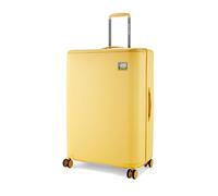 Urban Jungle Lumolite Cabin Trolley Bag Hardside Polycarbonate Light Weight Suitcase with, 8 Spinner Wheels and TSA Lock Travelling Luggage for Men & Women, Yellow, Check-in-Large, Luggage