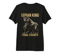 Urban King Primal Strength Gorilla Power Premium T-Shirt