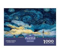 Urban Landscape Jigsaw Puzzles for Adults Interesting Puzzles 1000 Pieces Brain Challenge Home Decoration Gifts 70x50cm/1000pcs