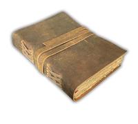 URBAN LEATHER A5 Vintage Brown Medieval Leather Bound Journal Old Medieval Deckle Edge Pages for Men Women, Artist Drawing Sketchbook Travel Gift Diary Writing Notebook, Blank Unlined Paper