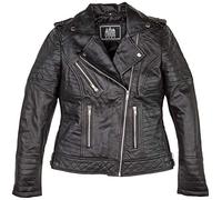 Urban Leather Michelle Ladies Jacket, Black, Size 3X-Large