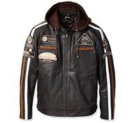 Urban Leather UR-30 58 Men's Jacket, Brown, 3XL