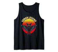 Urban Legend Mothman Cryptid Retro Sunset Horror Tank Top