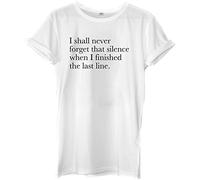 Urban Legends I Shall Never Forget That Silence Noel Gallagher Hipster Cocaine T-Shirt Unisex White