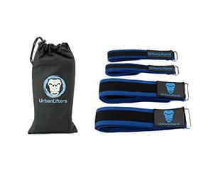 Urban Lifters BFR Bands (X4 Pack). Blood Flow Restriction Bands for biceps, glutes & quad muscles. Adjustable Occlusion Bands for building muscle & recovery. Bfr Bands for women & men + Free carry bag