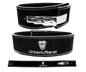 Urban Lifters Lever Belt. Heavy duty powerlifting lever belt with 4" Width & 10mm Thickness. Weightlifting Belt for heavy compound lifts - Squats & Deadlifts. Powerlifting Gym Belt for Men & Women (M)