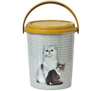 Urban Living 11 Litre Plastic Dry Cat Food Storage Box