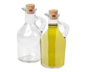 Urban Living PRESERVATION THE MINI GLASS BOTTLE WITH CORK CAP 100ML