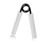 Urban London Adjustable Hand Gripper Strength Trainer, Silver, 200 LBS - Forearm Wrist Strengthener for Rock Climbing Workout, Gym Dumbbells Set & Home Use