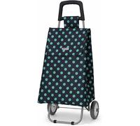 Urban London Extra Large 60L Shopping Trolley with 2 Wheels - Lightweight Foldable Grocery Cart with Strong Polyester Bag - Perfect for Groceries, Market, Travel & Daily Use