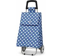 Urban London Extra Large 60L Shopping Trolley with 2 Wheels - Lightweight Foldable Grocery Cart with Strong Polyester Bag - Perfect for Groceries, Market, Travel & Daily Use
