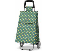 Urban London Extra Large 60L Shopping Trolley with 2 Wheels - Lightweight Foldable Grocery Cart with Strong Polyester Bag - Perfect for Groceries, Market, Travel & Daily Use