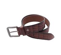 Urban London Men's Real Leather Wide Belt 1.5" Buckle Genuine Buffalo Leather Belts for Mens Croc Pattern Design for Casual