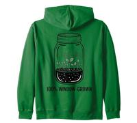 Urban Micro-Homesteader Apartment Gardening Sprout Zip Hoodie