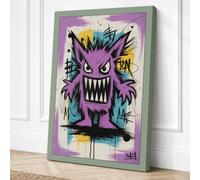 Urban Monster Urban Art Canvas Wall Art Print 36x24 Inch