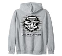 Urban Mushroom Foraging Mycology Nature Enthusiast Zip Hoodie