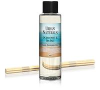 Urban Naturals Ocean Mist & Sea Salt Scented Oil Reed Diffuser Refill | Includes a Free Set of Reed Sticks! 4 oz.