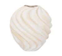 URBAN NATURE CULTURE Ribbed vase Ø22 cm Brown