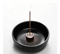 Urban Nest Ceramic Incense Holder - Handmade Glazed Incense Burner for Sticks and Cones (Colour Glaze, 9×9×2 cm)
