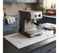 Urban Nest Coffee Mat, Absorbent PU Mat, Marble White, 40x60cm