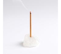 Urban Nest Natural Crystal Incense Holder, Decorative Healing Stone for Meditation, Energy Cleansing, Emotional Healing, Spiritual Growth & Home Decor (3-5cm, Clear Quartz)