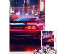 Urban Night Drift 1000 Piece Jigsaw Puzzle for Teenagers Support Memory Strength And Retention Gentle Calm Leisure Activity (38X52cm)