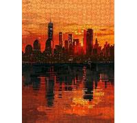 Urban Night View Jigsaw Puzzle 2000 Piece, Puzzles for Adults 2000, The Impossible Challenge, Jigsaw Puzzle Games Classic Educational, Wooden Puzzles, for Home Wall Decoration Gift FNKL1-172