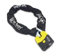 URBAN U8K120 Heavy Duty Motorcycle Chain Lock, High-Security SRA Approved, Hardened Steel Links ø15, Double Locking Mechanism, Anti-Pick Anti-Drill, 120cm Anti Theft for Moto Scooter Garage Anchor