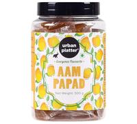 Urban Platter Aam Papad | (500g) | Indian Mango Fruit Leather | Sweet & Tangy Snack | Made from Real Mango Pulp | Soft, Chewy & Delicious Candy | Vegan & Preservative-Free