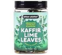 Urban Platter Kaffir Lime Leaves | Dried Lemon Leaves with Aromatic Citrus Flavour | Culinary Herb for Thai, Asian & Indian Cooking | Fresh & Natural Flavour Enhancer | 10gm Pack