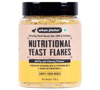 Urban Platter Nutritional Yeast Flakes | 100g | Rich in B Vitamins & Protein | Gluten-Free, Non-GMO, Plant-Based Seasoning | Nutty & Cheesy Flavor | For Popcorn, Pasta & Salads