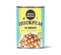 Urban Platter Ready To Use Chickpeas in Brine, 400g (Canned, Drained Weight 240g)