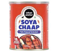 Urban Platter Soya Chaap 800g (500g Drained) | 15g Protein per Serving | Plant-Based Vegan Meat Alternative | Ready to Cook, Juicy & Flavourful for Curries, BBQ, Grilling & Wraps