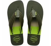 Urban Print Flip Flops Khaki